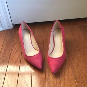 Fuchsia Kitten Heel